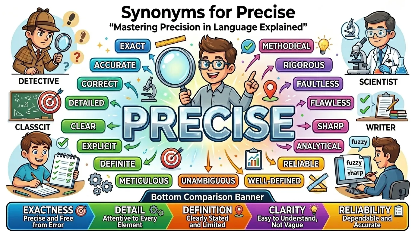 Synonyms for Precise: 50 Powerful Alternatives with Meanings