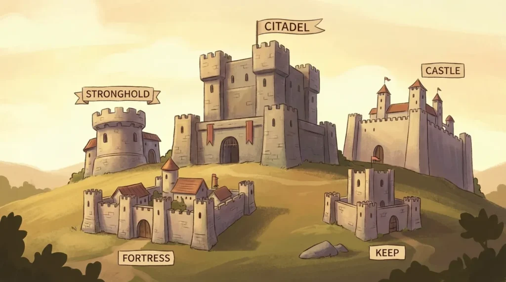 synonyms for citadel