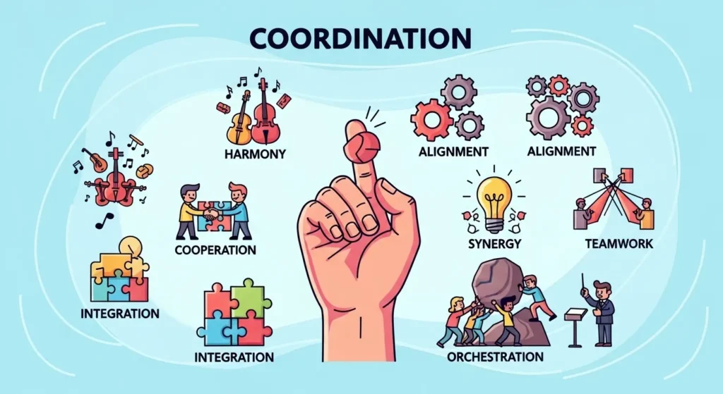 Synonyms for Coordination