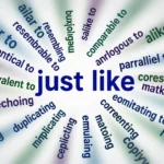 Synonyms for just like