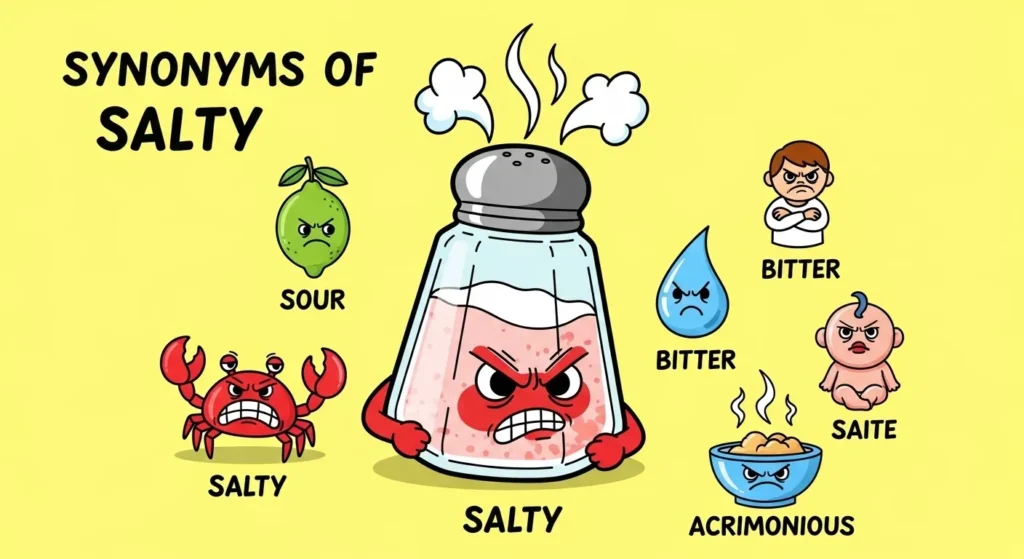 Synonyms for Salty