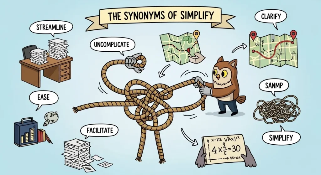 Synonyms for Simplify