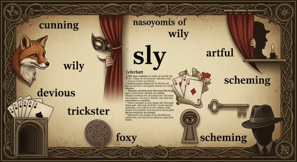 Synonyms for Sly