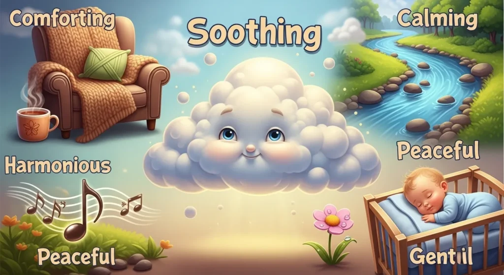 Synonyms for Soothing