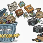 synonyms of photo dump