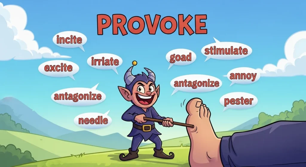 Synonyms of Provoke