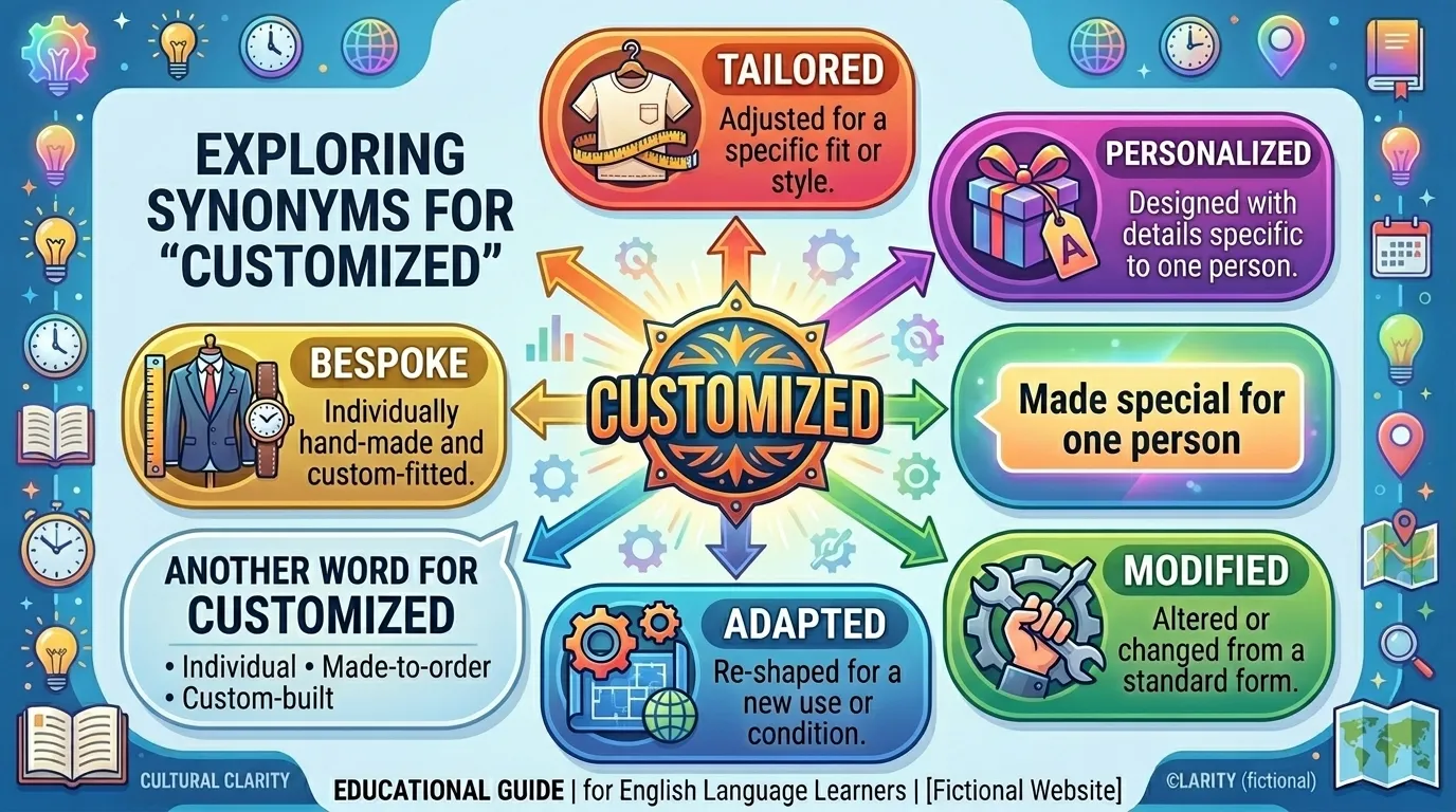 Synonyms for Customized