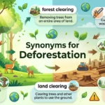 Synonyms for Deforestation