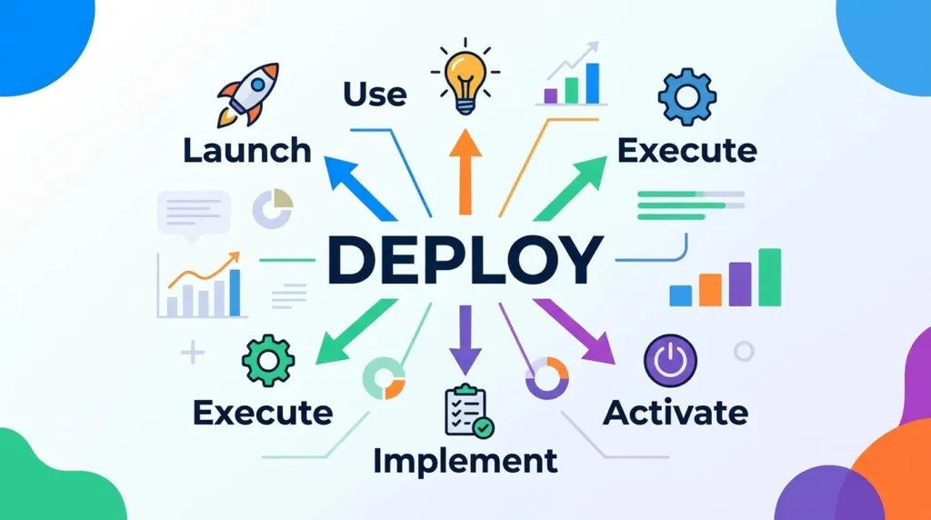 Synonyms for Deploy