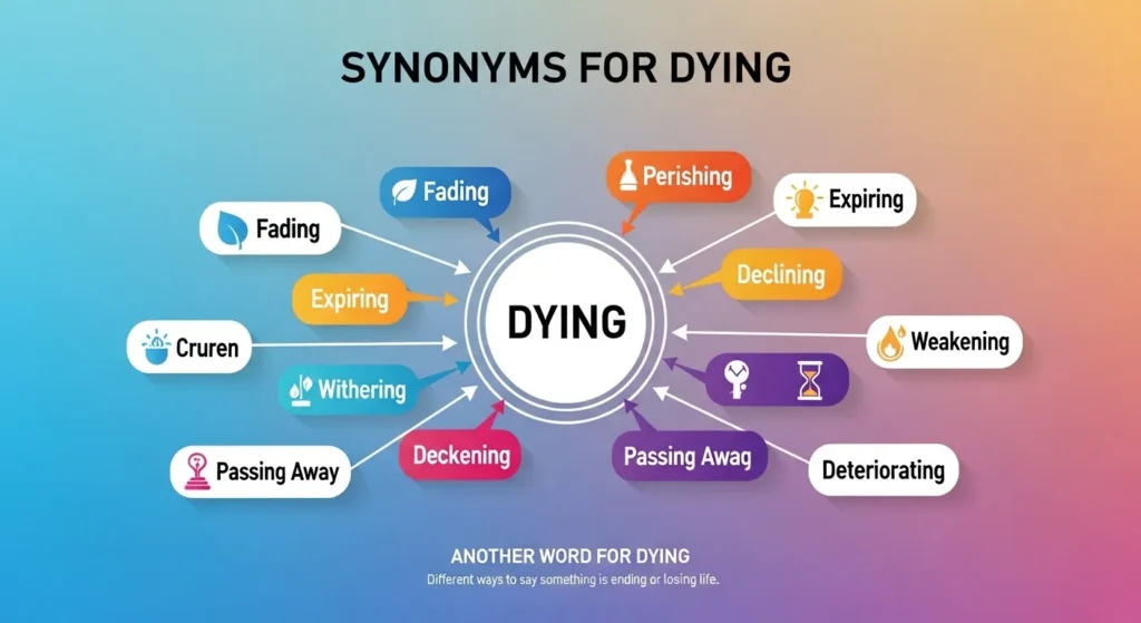 Synonyms for Dying