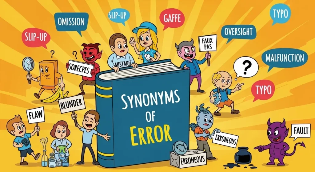 Synonyms for Error