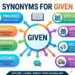 Synonyms for Given