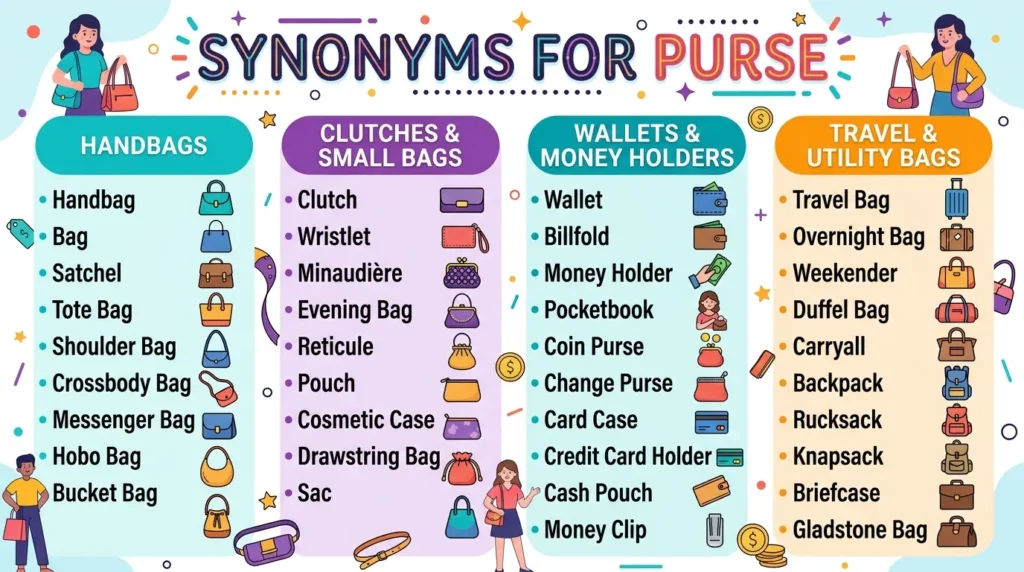 Synonyms for Purse