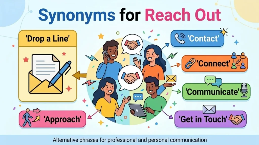 Synonyms for Reach Out