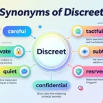 Synonyms of Discreet