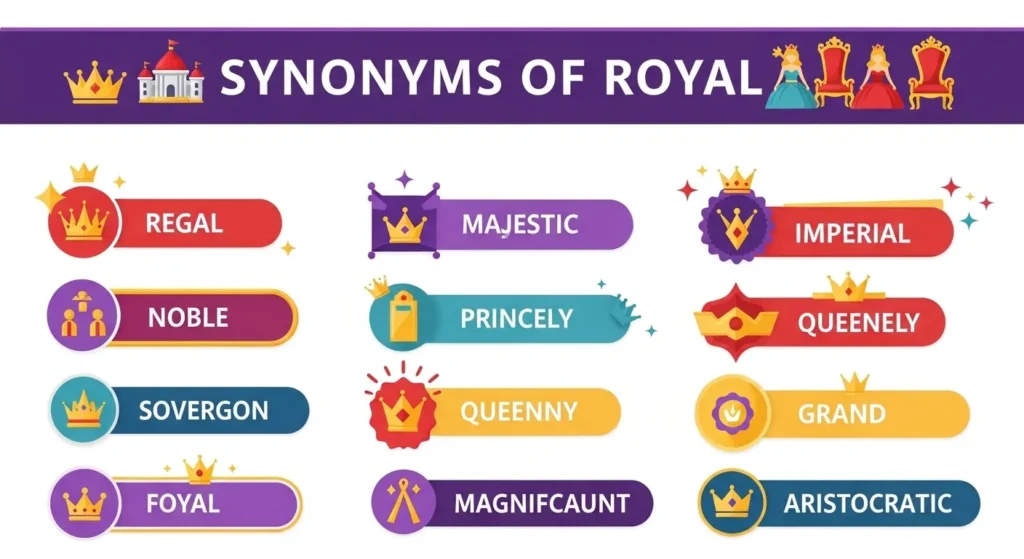 synonyms of royal