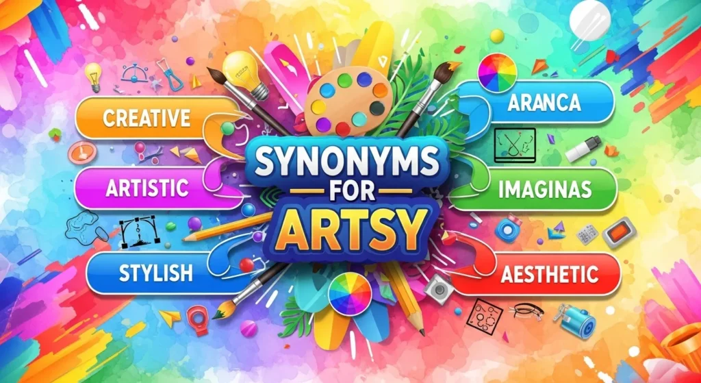 Synonyms for Artsy