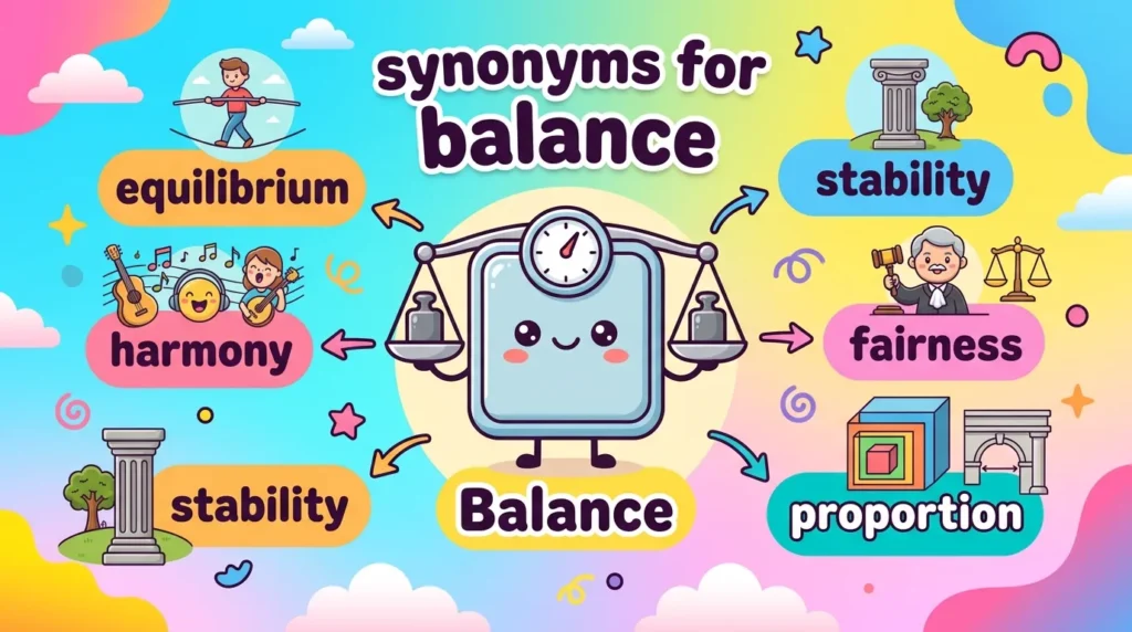Synonyms for Balance