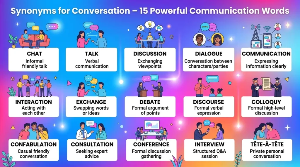Synonyms for Conversation