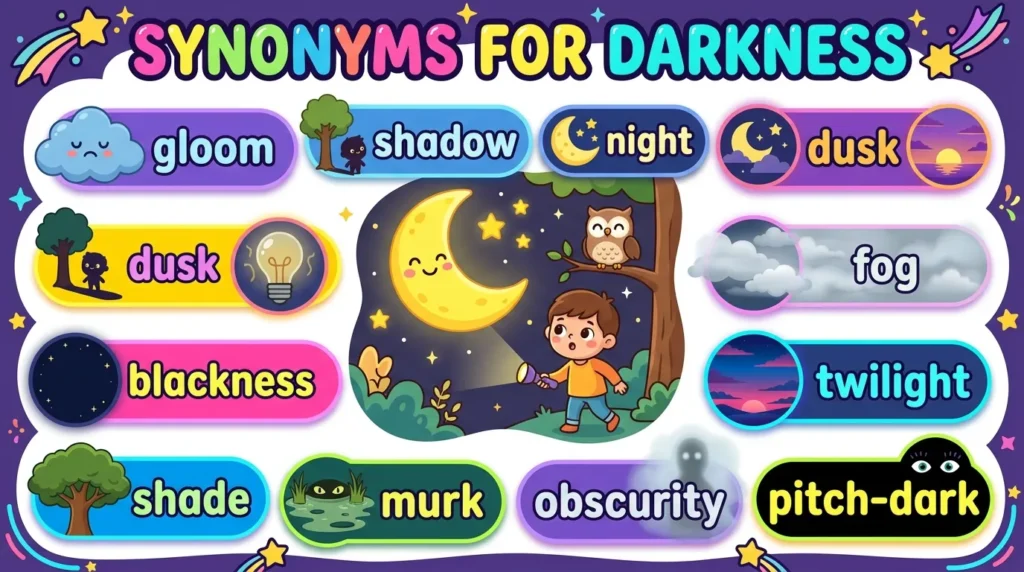 Synonyms for Darkness