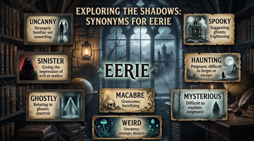 Synonyms for Eerie