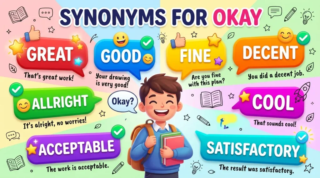 Synonyms for Okay