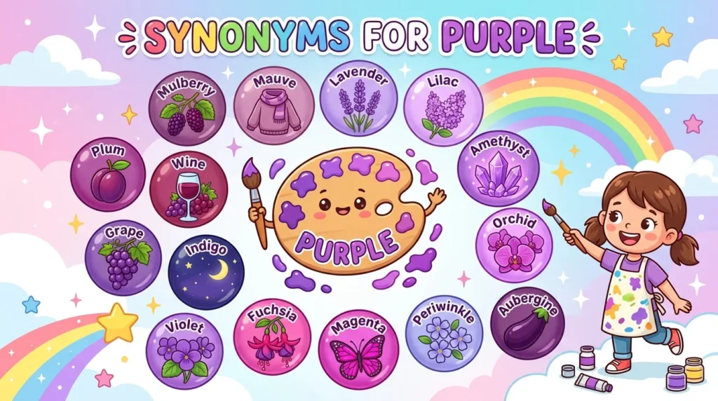 Synonyms for Purple