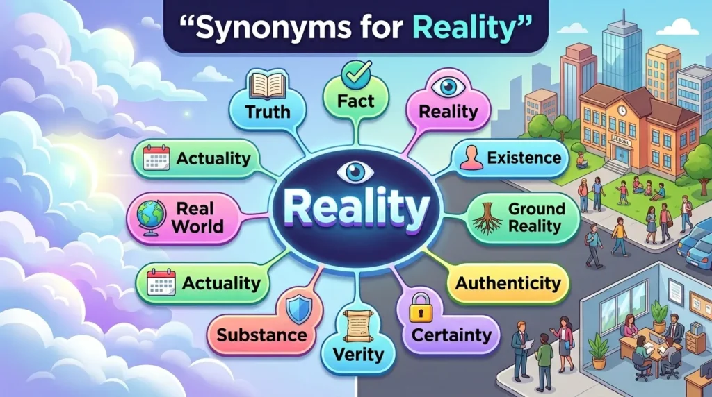 Synonyms for Reality