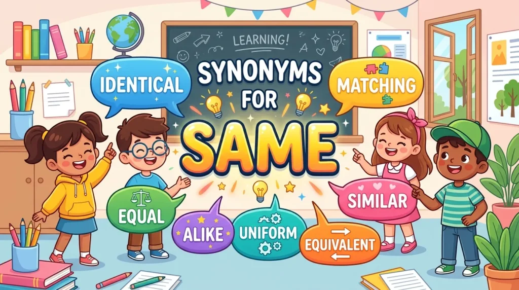 Synonyms for Same