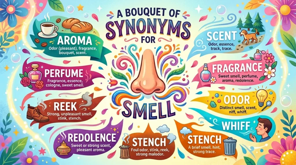 Synonyms for Smell