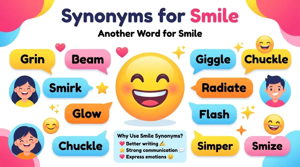 Synonyms for Smile