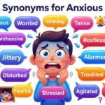 Synonyms for Anxious