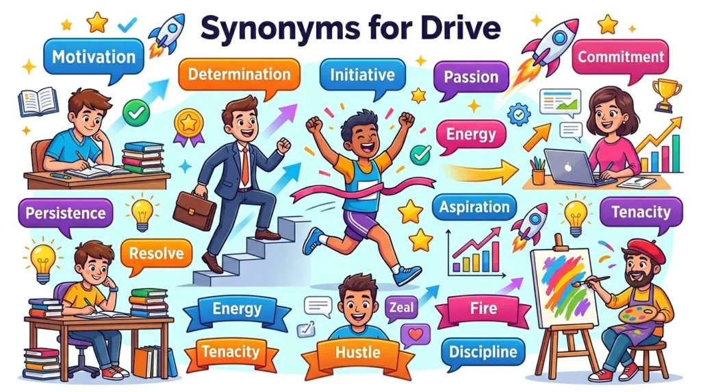 Synonyms for Drive
