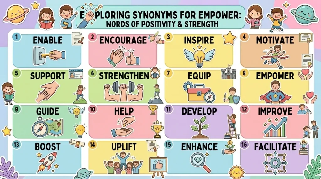 Synonyms for Empower