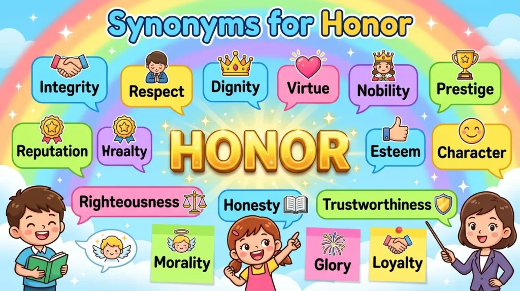 Synonyms for Honor