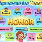 Synonyms for Honor