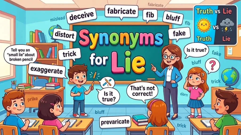 Synonyms for Lie