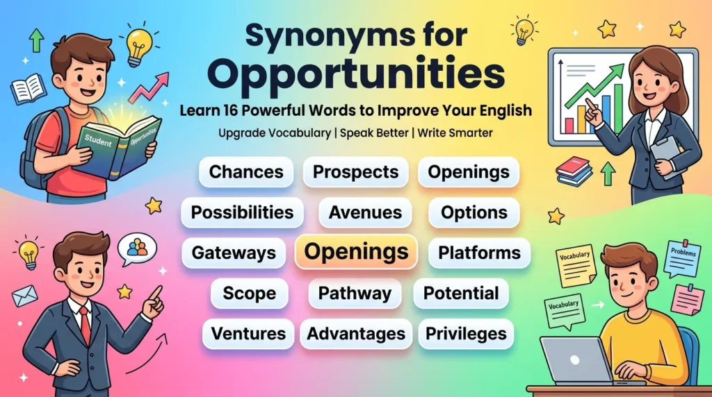 Synonyms for Opportunities