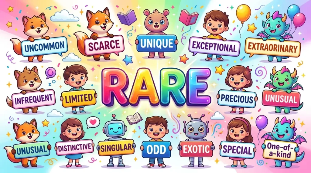 Synonyms for Rare