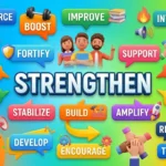 Synonyms for Strengthen