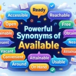 Synonyms of Available