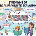Synonyms of Supercalifragilisticexpialidocious