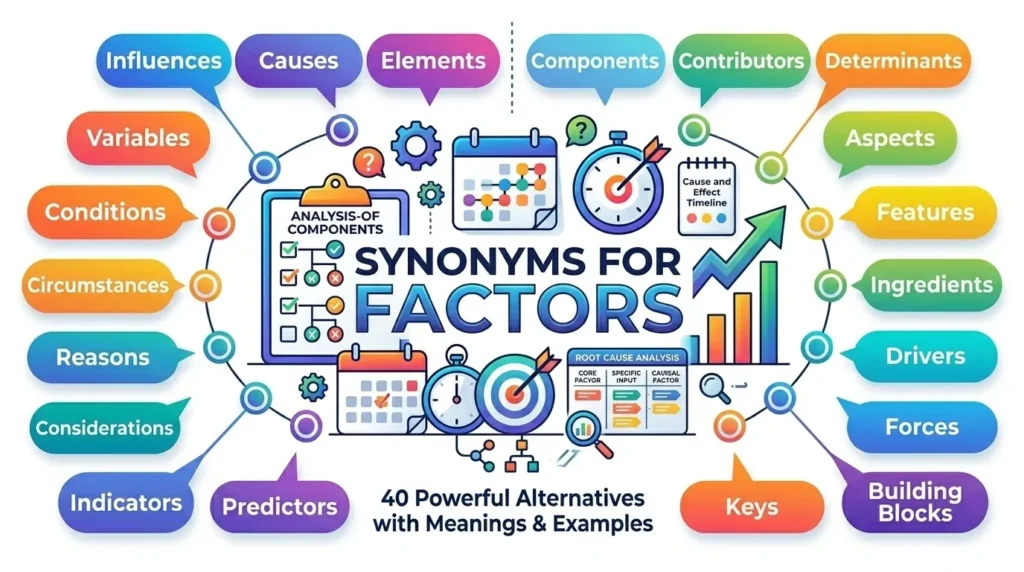 Synonyms for Factors