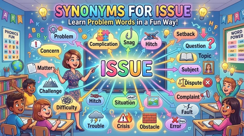 Synonyms for Issue