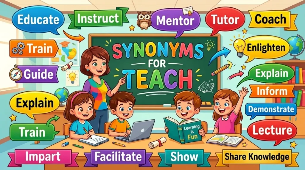 Synonyms for Teach