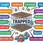 Synonyms for Trapped