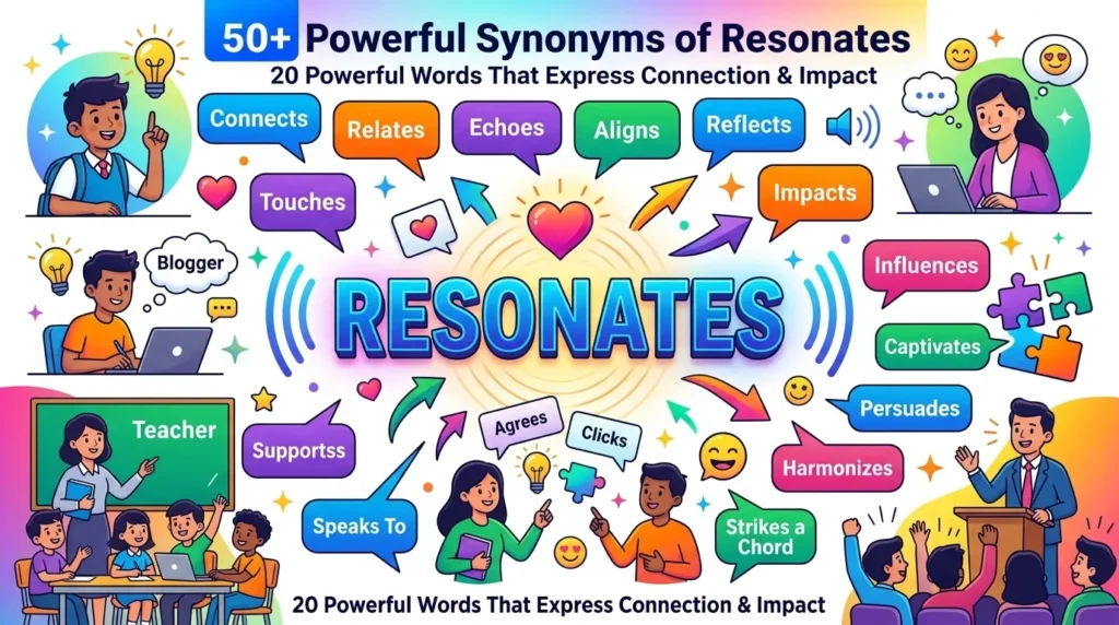 Synonyms of Resonates